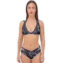 The Pollinator Double Strap Halter Bikini Set View1