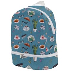 Fashionable Office Supplies Zip Bottom Backpack by SychEva