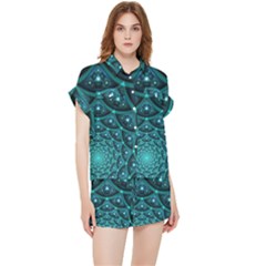 Fractal Chiffon Lounge Set by Sparkle