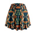 Abstract pattern geometric backgrounds   Mini Flare Skirt View2