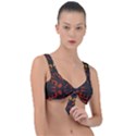 Abstract pattern geometric backgrounds   Front Tie Bikini Top View1