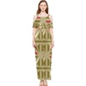 Abstract pattern geometric backgrounds   Draped Sleeveless Chiffon Jumpsuit View1