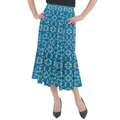 Abstract Pattern Geometric Backgrounds   Midi Mermaid Skirt by Eskimos
