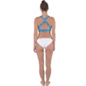 Abstract pattern geometric backgrounds   Cross Back Hipster Bikini Top  View2