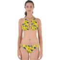 Floral pattern paisley style Paisley print  Doodle background Perfectly Cut Out Bikini Set View1