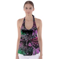Doppler Ultrasound Babydoll Tankini Top by MRNStudios