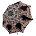 Sketchy Style Drawing Zombie Woman Hook Handle Umbrellas (Medium) View2