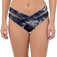 Charcoal Faker Double Strap Halter Bikini Bottom by MRNStudios