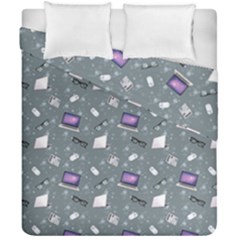 Office Works Duvet Cover Double Side (california King Size) by SychEva