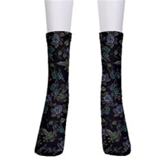 Moody Flora Men s Crew Socks by BubbSnugg