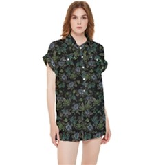 Moody Flora Chiffon Lounge Set by BubbSnugg
