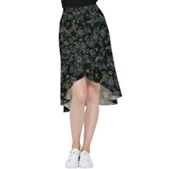 Moody Flora Frill Hi Low Chiffon Skirt by BubbSnugg