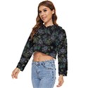 Moody Flora Women s Lightweight Cropped Hoodie View2