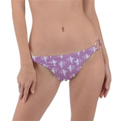 Cupid Pattern Ring Detail Bikini Bottom by Valentinaart