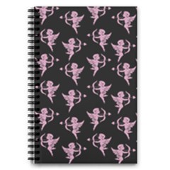 Cupid Pattern 5 5  X 8 5  Notebook by Valentinaart