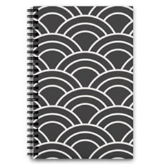 Black And White Pattern 5 5  X 8 5  Notebook by Valentinaart
