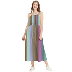 Simple Line Pattern Boho Sleeveless Summer Dress by Valentinaart