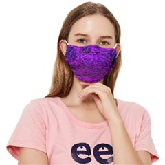 Magenta Waves Flow Series 2 Fitted Cloth Face Mask (adult) by DimitriosArt