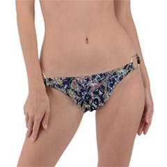 Modern Camo Tropical Print Design Ring Detail Bikini Bottom by dflcprintsclothing