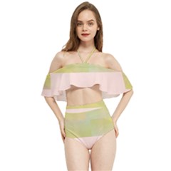 Janet 1 Halter Flowy Bikini Set  by Janetaudreywilson