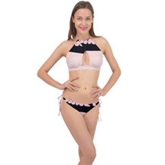 Janet1 Cross Front Halter Bikini Set by Janetaudreywilson
