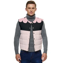 Janet1 Men s Short Button Up Puffer Vest	 by Janetaudreywilson