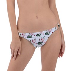 Love Spring Floral Ring Detail Bikini Bottom by Janetaudreywilson