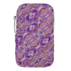 Liquid Art Pouring Abstract Seamless Pattern Tiger Eyes Waist Pouch (large) by artico