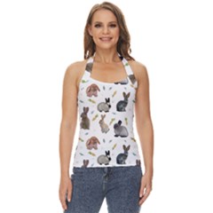 Cute Bunny Basic Halter Top by SychEva
