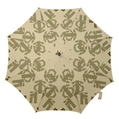 Abstract Pattern Geometric Backgrounds   Hook Handle Umbrellas (large) by Eskimos