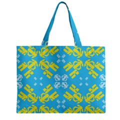 Abstract Pattern Geometric Backgrounds   Zipper Mini Tote Bag by Eskimos
