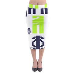 Abstract Pattern Geometric Backgrounds   Midi Pencil Skirt by Eskimos