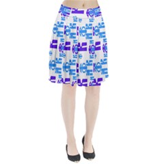 Abstract Pattern Geometric Backgrounds   Pleated Skirt by Eskimos