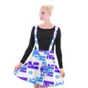 Abstract pattern geometric backgrounds   Suspender Skater Skirt View1