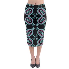 Abstract Pattern Geometric Backgrounds   Midi Pencil Skirt by Eskimos