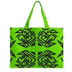 Abstract Pattern Geometric Backgrounds   Zipper Mini Tote Bag by Eskimos