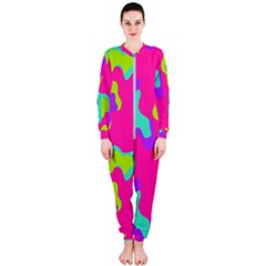 Abstract Pattern Geometric Backgrounds   Onepiece Jumpsuit (ladies) by Eskimos