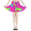 Abstract pattern geometric backgrounds   Mini Flare Skirt View3