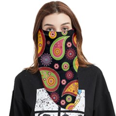 Paisley Pattern Design Face Covering Bandana (triangle) by befabulous