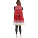 Painted watermelon pattern, fruit themed apparel Sleeveless Chiffon Waistcoat Shirt View2