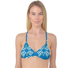 Abstract Pattern Geometric Backgrounds   Reversible Tri Bikini Top by Eskimos