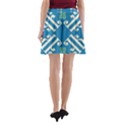 Abstract pattern geometric backgrounds   A-Line Pocket Skirt View2