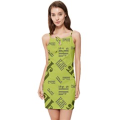 Abstract Pattern Geometric Backgrounds   Summer Tie Front Dress by Eskimos