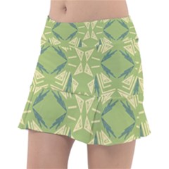 Abstract Pattern Geometric Backgrounds   Classic Tennis Skirt by Eskimos