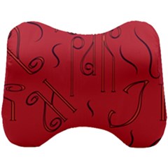 Abstract Pattern Geometric Backgrounds   Head Support Cushion by Eskimos