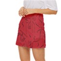 Abstract pattern geometric backgrounds   Mini Front Wrap Skirt View2