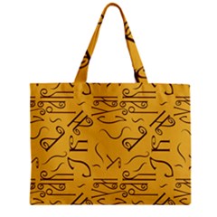 Abstract Pattern Geometric Backgrounds   Zipper Mini Tote Bag by Eskimos