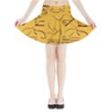 Abstract pattern geometric backgrounds   Mini Flare Skirt View3