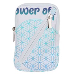 Flower Of Life  Belt Pouch Bag (small) by tony4urban
