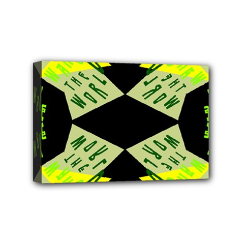 Abstract Pattern Geometric Backgrounds   Mini Canvas 6  X 4  (stretched) by Eskimos